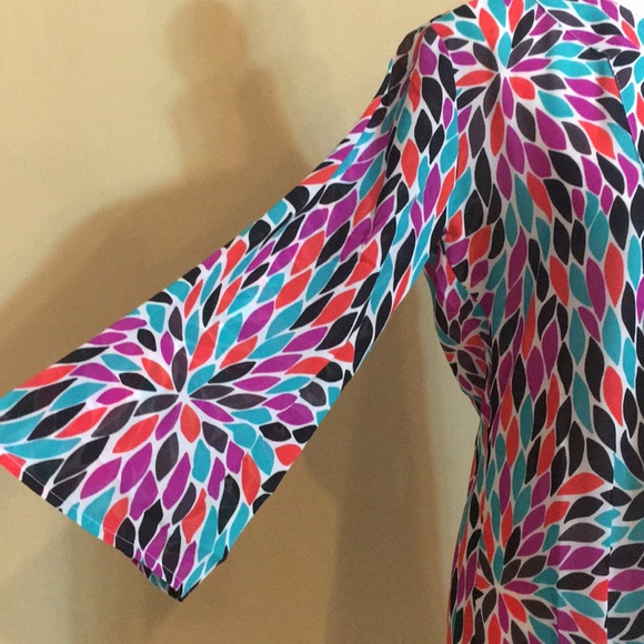 💜🧡ANITA💜🧡MULT/KAIMANA TUNIC/ SWIMSUIT COVER UP - Picture 4 of 16